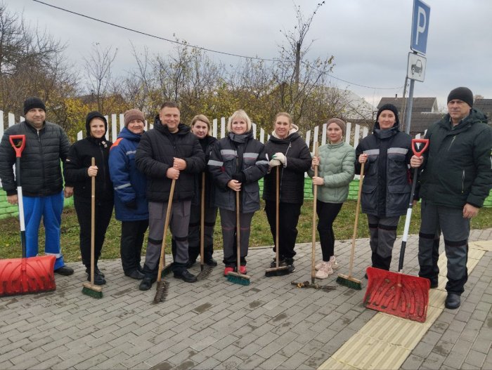 ОАО "Кричевцементношифер" вносит вклад в чистоту родного города!