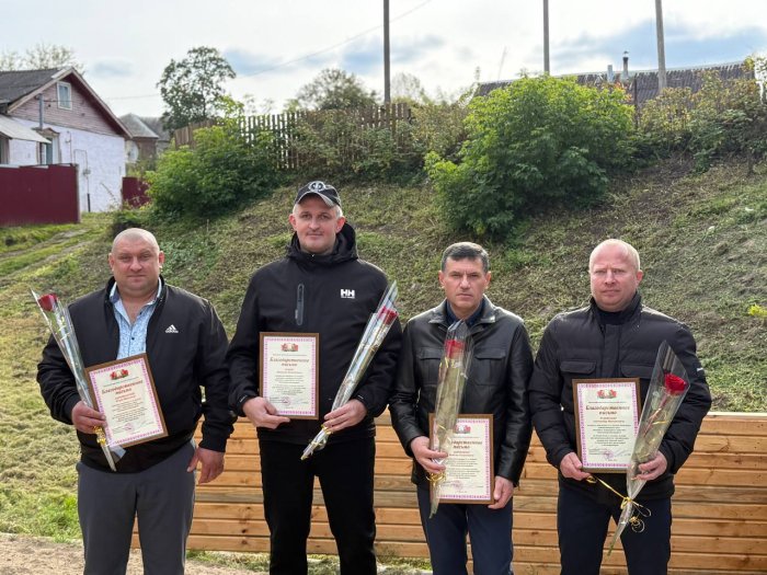 В Кричеве завершены работы по обустройству криницы у Замковой горы