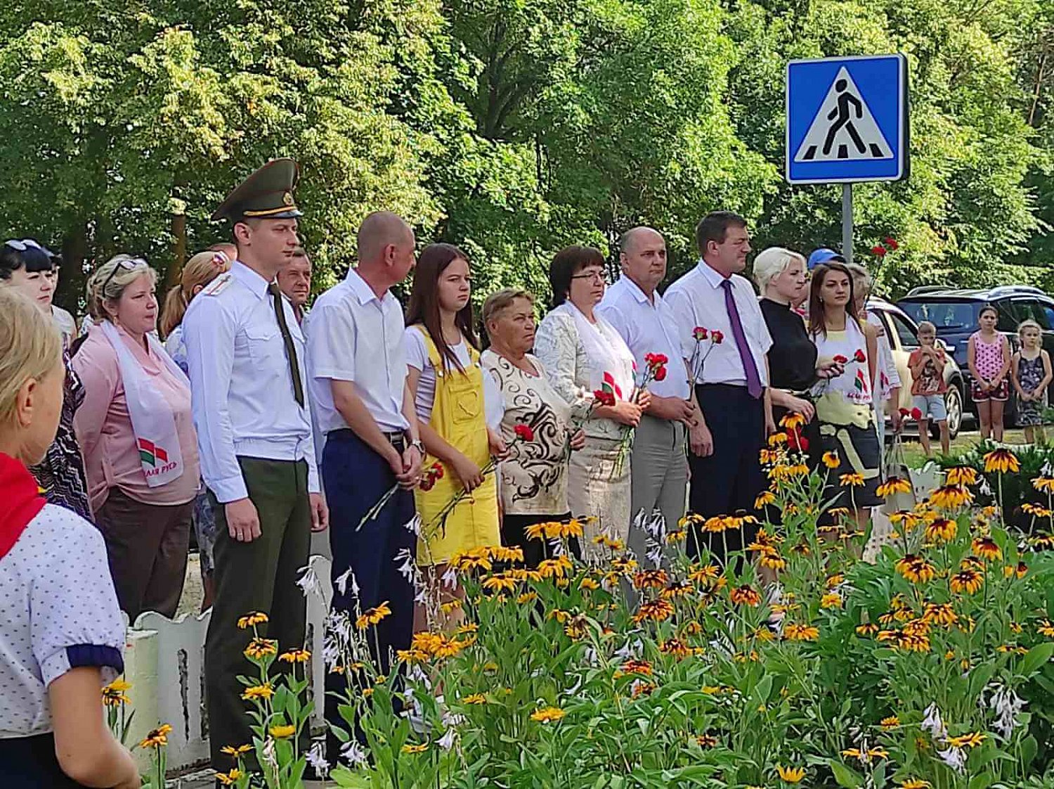 Кричевляне почтили память воина-артиллериста Николая Сиротинина. 