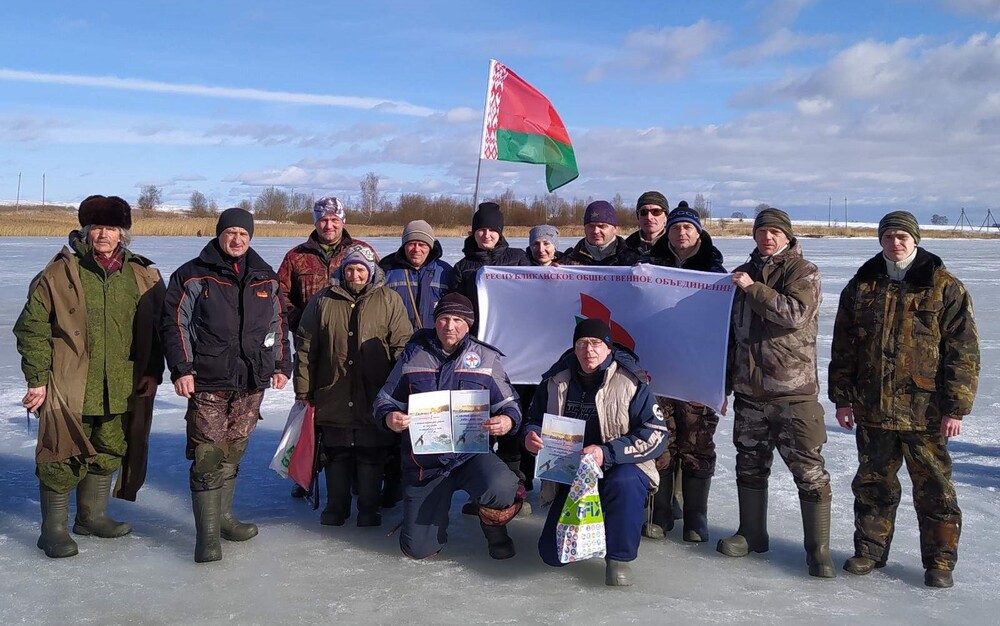 20 февраля 2022 года прошло первенство Кричевского района по лову рыбы со льда