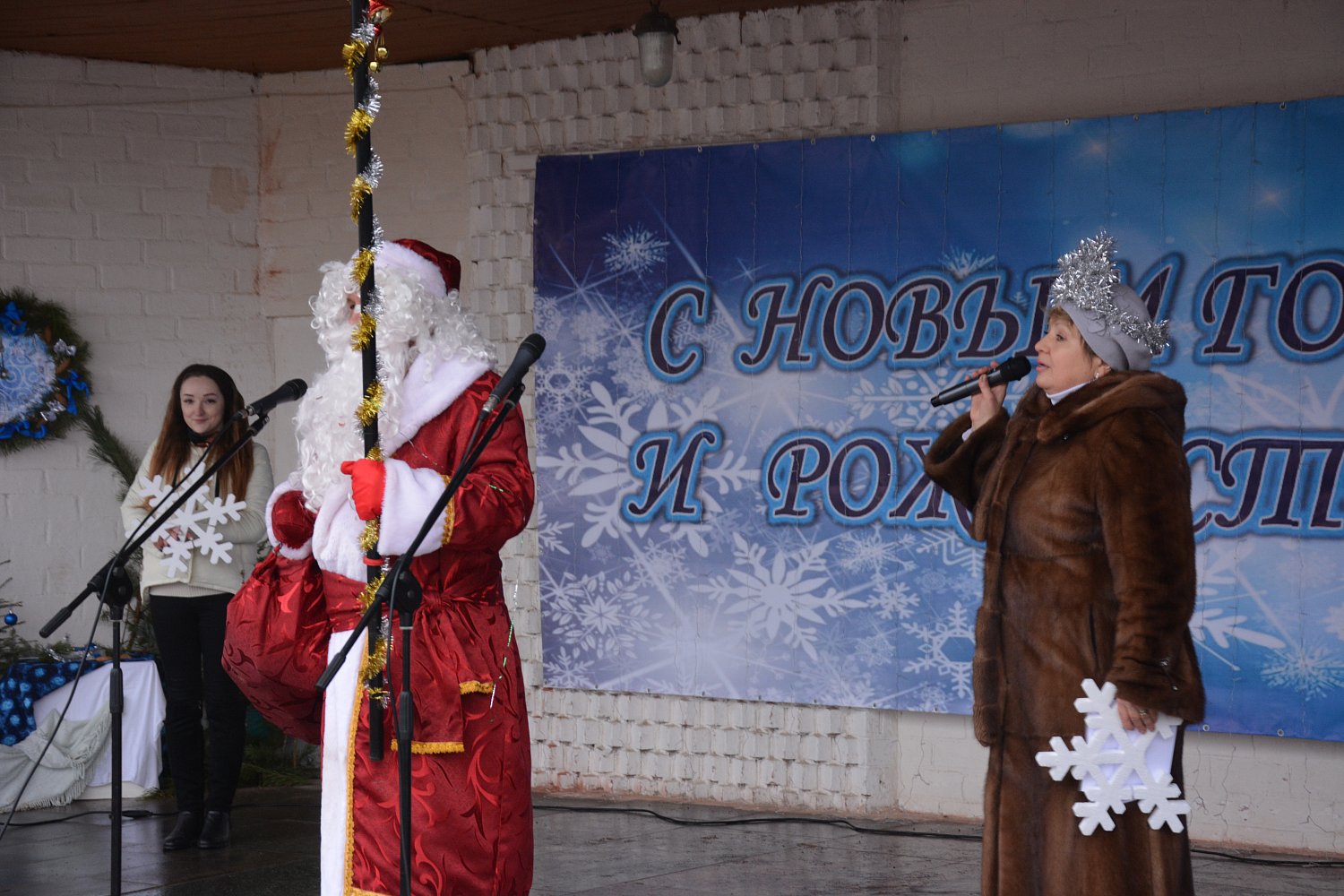         25 декабря прошло торжественное шествие Дедов Морозов и Снегурочек в г. Кричеве.