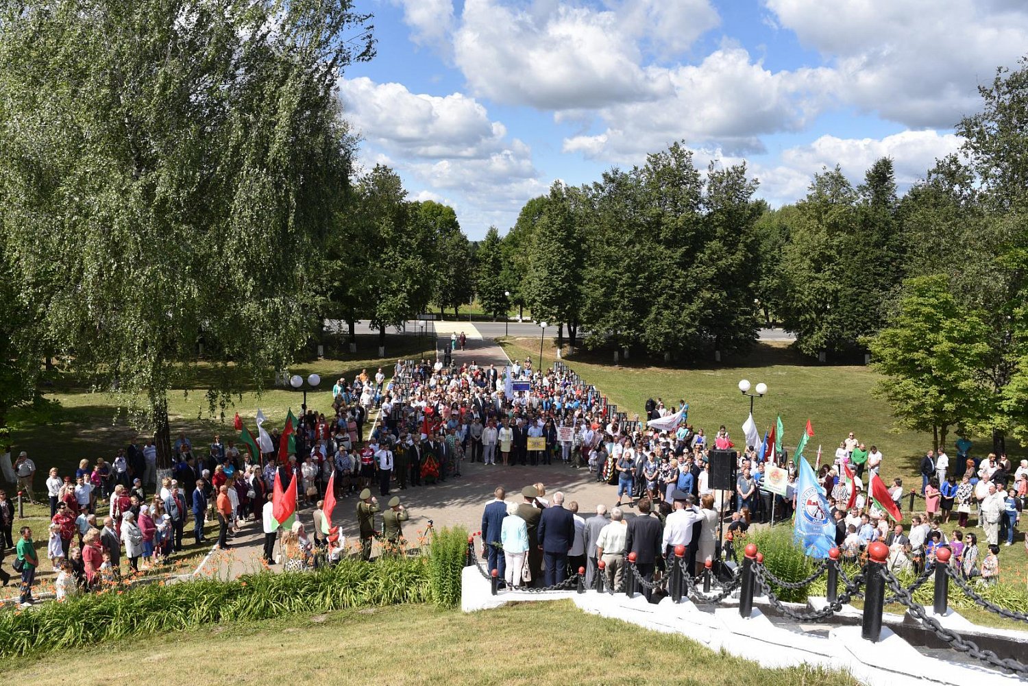 Кричевщина праздновала День Независимости и 75-годовщину освобождения Беларуси от немецко-фашистских захватчиков