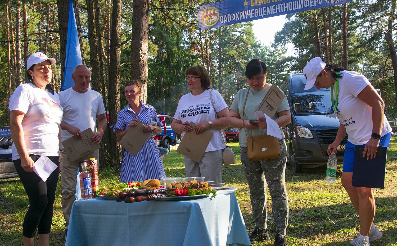 Участие в Кричевском  районном туристическом слете -2023 команды «СЕMSTAR» ОАО «Кричевцементношифер»